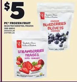 Loblaws PC FROZEN FRUIT offer