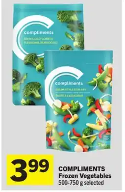 Foodland COMPLIMENTS Frozen Vegetables offer