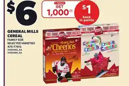 Loblaws GENERAL MILLS CEREAL offer