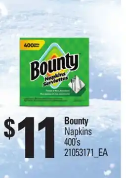 Loblaws BOUNTY NAPKINS, 400'S offer