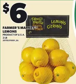Loblaws FARMER'S MARKET LEMONS, 2 LB offer