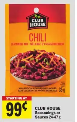 Foodland CLUB HOUSE Seasonings or Sauces offer