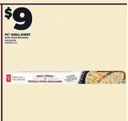 Loblaws PC GRILL SHEET NON-STICK REUSABLE, 50X38 CM offer