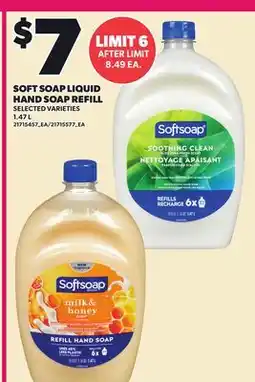 Loblaws SOFT SOAP LIQUID HAND SOAP REFILL offer