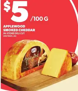 Loblaws APPLEWOOD SMOKED CHEDDAR offer