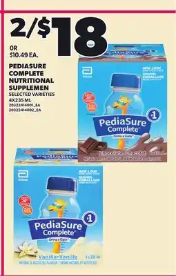 Loblaws COMPLETE NUTRITIONAL SUPPLEMENT offer