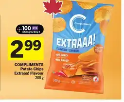 Foodland COMPLIMENTS Potato Chips Extraaa! Flavour offer