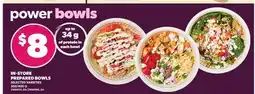 Loblaws IN-STORE PREPARED BOWLS, 350/400 G offer