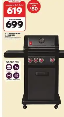 Loblaws PC THE URBAN GRILL 3+1 BURNERS offer