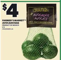Loblaws FARMER'S MARKET AVOCADO BAG, 5'S offer