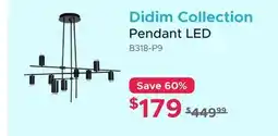 Bath Depot Didim Collection Pendant LED offer