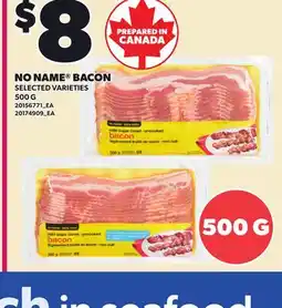 Loblaws NO NAME BACON offer