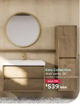 Bath Depot Ezio Collection Wall vanity 36 offer