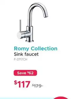 Bath Depot Romy Collection Sink faucet offer
