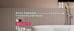 Bath Depot Romy Collection Freestanding bath faucet offer