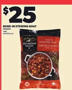 Loblaws BONE-IN STEWING GOAT offer