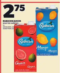Loblaws RUBICON JUICES offer