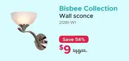 Bath Depot Bisbee Collection Wall sconce offer