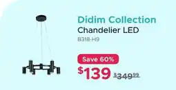 Bath Depot Didim Collection Chandelier LED offer