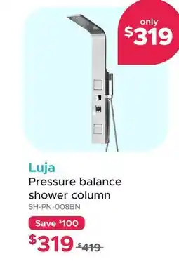 Bath Depot Luja shower column offer