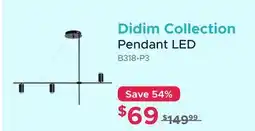 Bath Depot Didim Collection Pendant LED offer