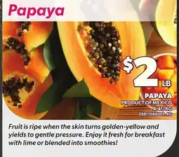 Loblaws PAPAYA offer