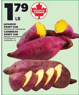 Loblaws JAPANESE SWEET YAM OR CARIBBEAN SWEET YAM offer