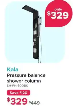 Bath Depot Kala Pressure balance shower column offer