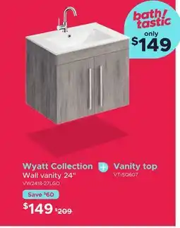 Bath Depot Wyatt Collection Wall vanity 24 offer
