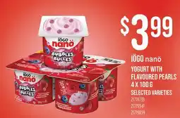 Fortinos IÖGO NANÖ YOGURT WITH FLAVOURED PEARLS offer
