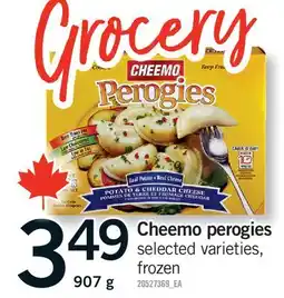 Fortinos CHEEMO PEROGIES offer