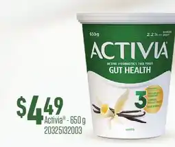 Fortinos ACTIVIA offer