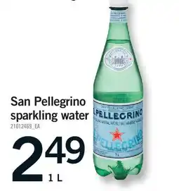 Fortinos SAN PELLEGRINO SPARKLING WATER offer