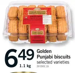 Fortinos Golden Punjabi Biscuits offer