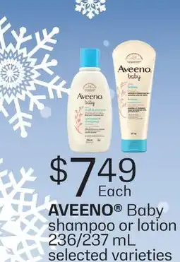 Fortinos Aveeno Baby Shampoo Or Lotion offer