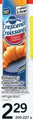 Fortinos PILLSBURY CRESCENTS OR WIENER WRAPS offer