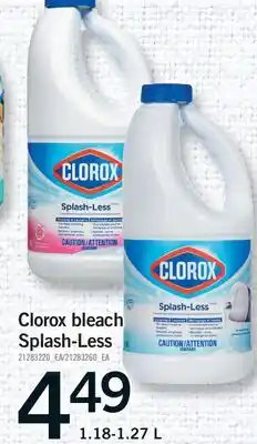 Fortinos CLOROX BLEACH SPLASH-LESS offer