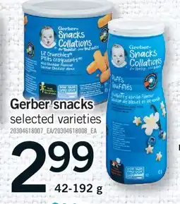 Fortinos GERBER SNACKS offer