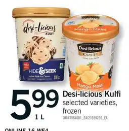 Fortinos DESI-LICIOUS KULFI offer