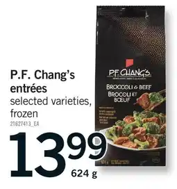 Fortinos P. F. CHANG'S ENTRÉES offer