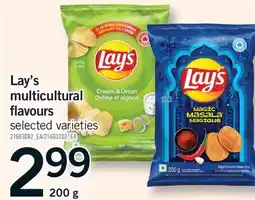 Fortinos LAY'S MULTICULTURAL FLAVOURS offer