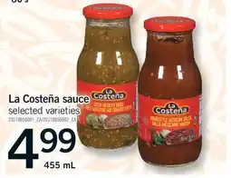 Fortinos LA COSTEÑA SAUCE offer