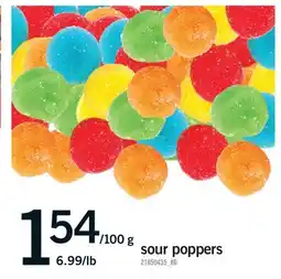 Fortinos SOUR POPPERS offer