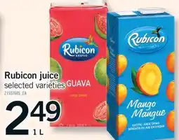 Fortinos RUBICON JUICE offer