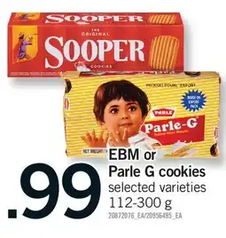 Fortinos EBM OR PARLE G COOKIES offer