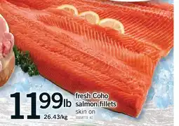 Fortinos FRESH COHO SALMON FILLETS offer