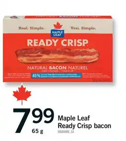 Fortinos MAPLE LEAF READY CRISP BACON offer
