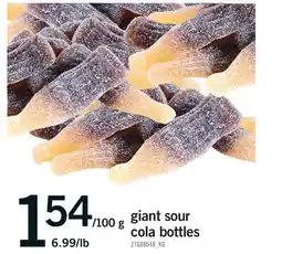 Fortinos SOUR GIANT SOUR COLA BOTTLES offer