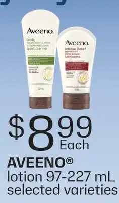 Fortinos AVEENO LOTION offer