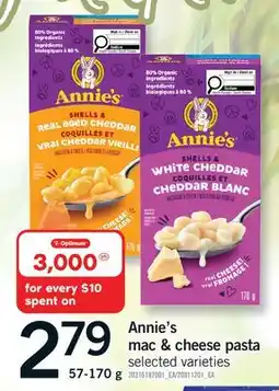 Fortinos ANNIE'S MAC & CHEESE PASTA offer